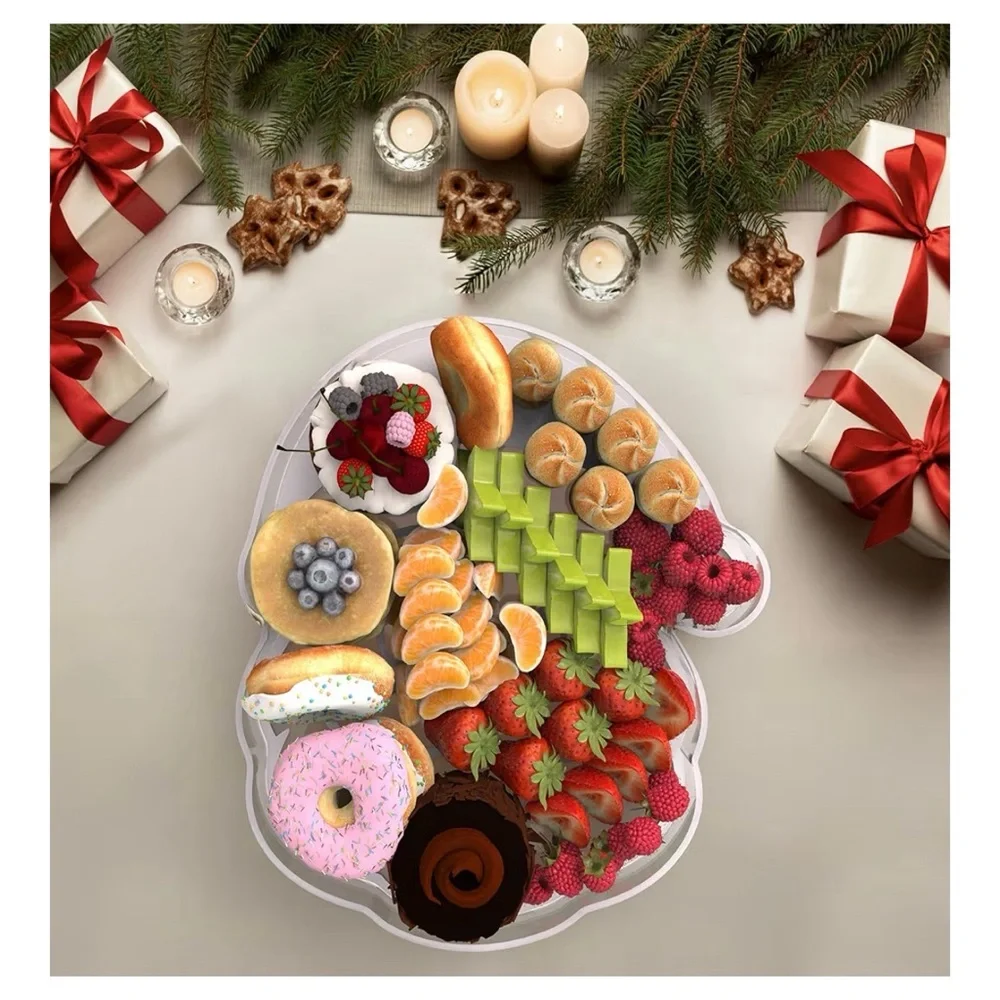 Santa Claus Acrylic Party Tray